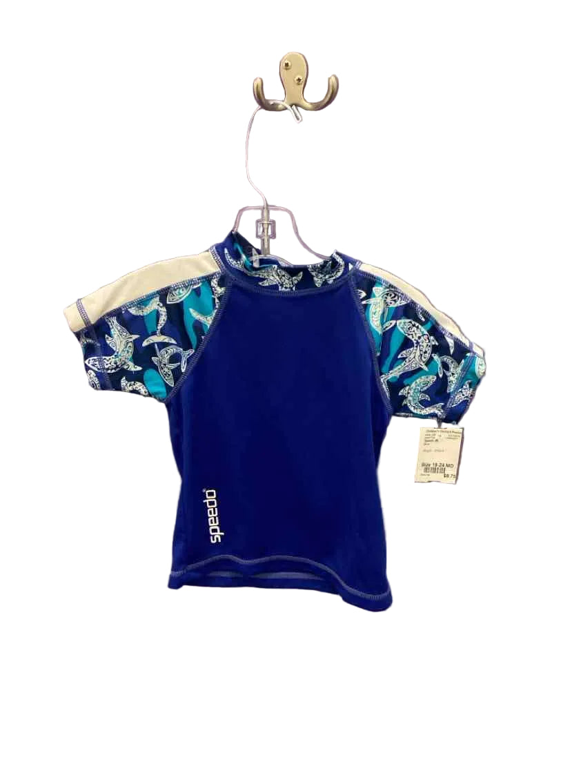 Speedo (B) Blue Infant Size 18-24 MO SwimTop