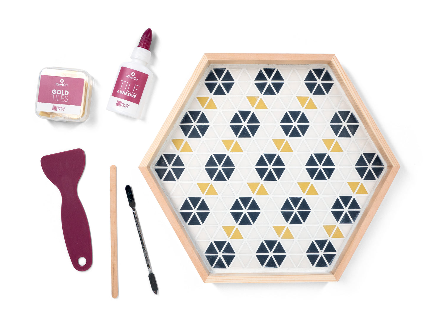 Kiwi Co Educational Geometric Tiled Tray