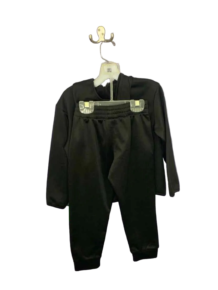 New Balance (B) Black Toddler Size 4 2PCAthleticPantSuit