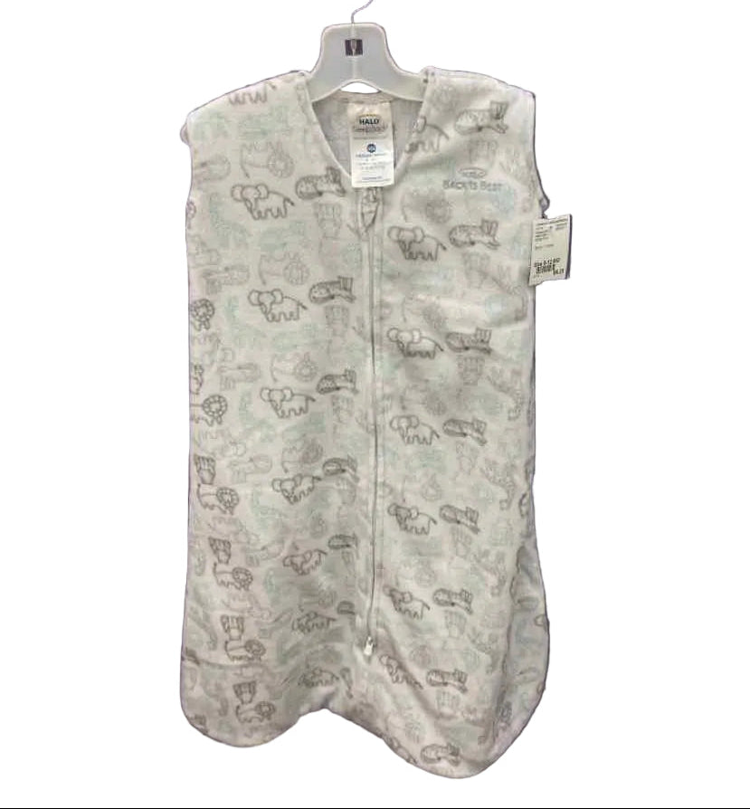 HALO (D) White Print Infant Size 6-12 MO Sleepsack Best