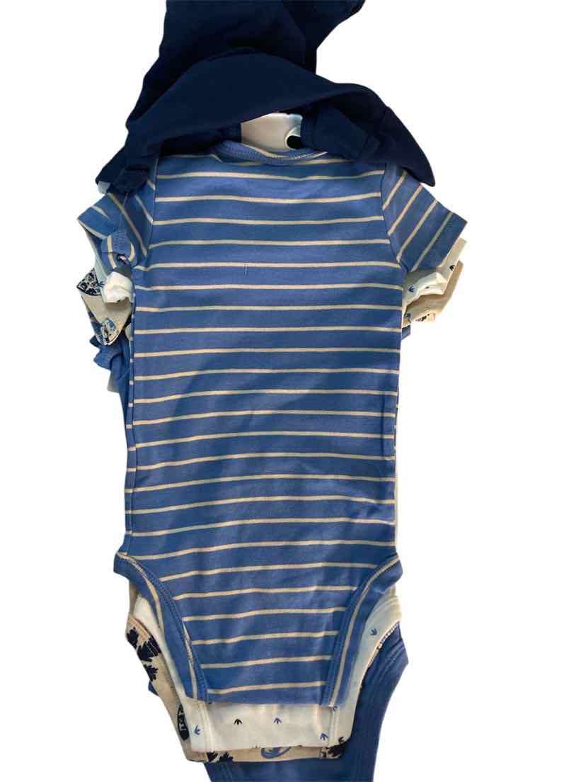 Carters (C) Blue Infant Size 9 MO SSTop