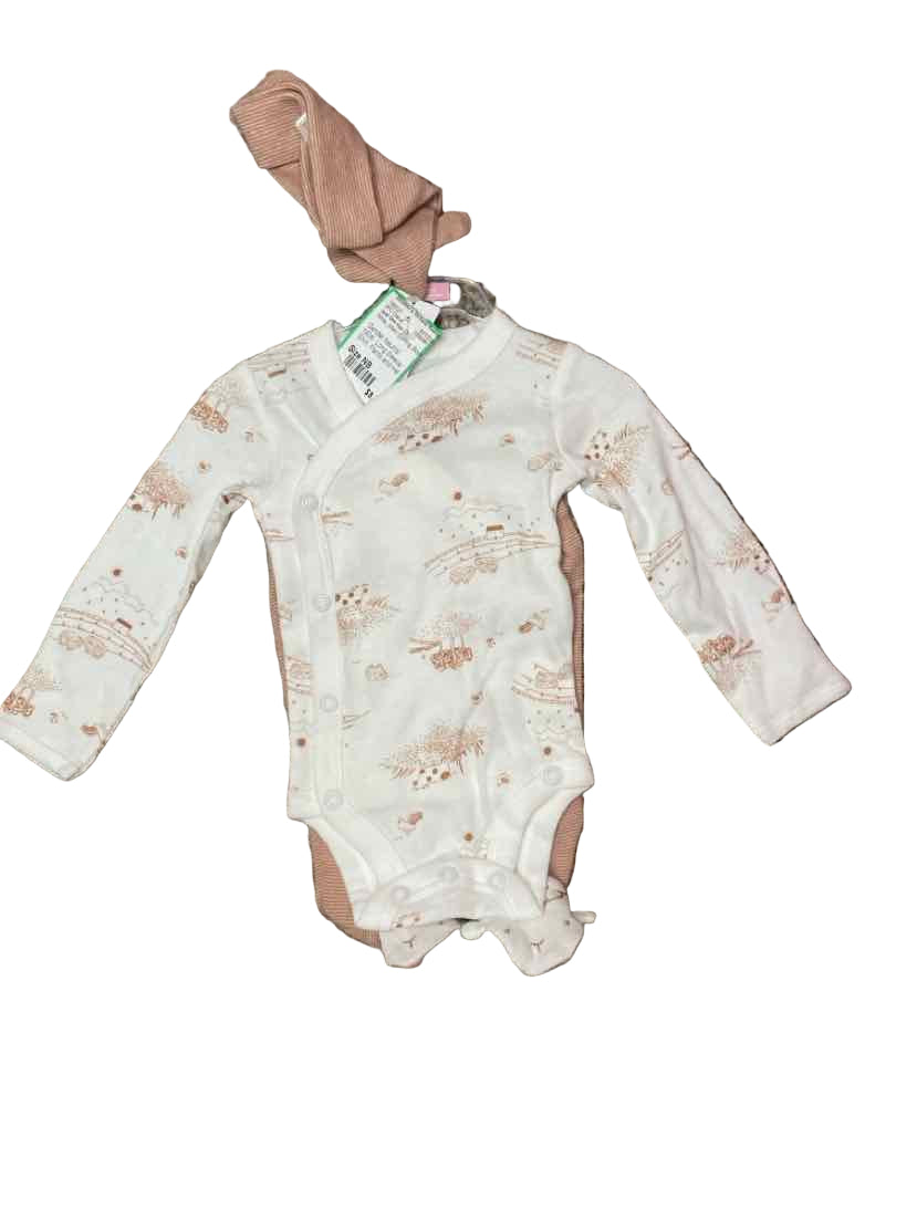 Just One You (D) White Infant Size NB 3PC Casual