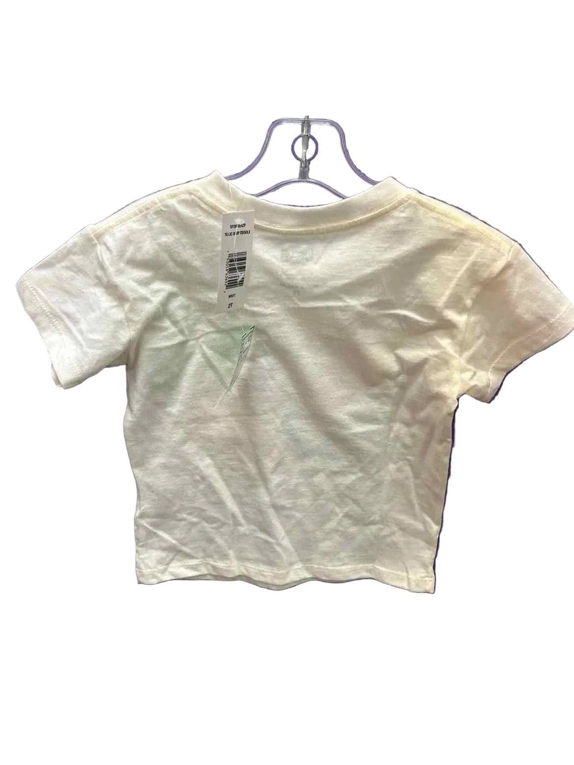 Peppa Pig Cream Toddler Size 2T SSTop