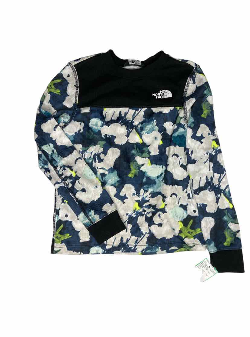 North Face (AA) White Blue Youth Size 7-8 2PCSleepwear