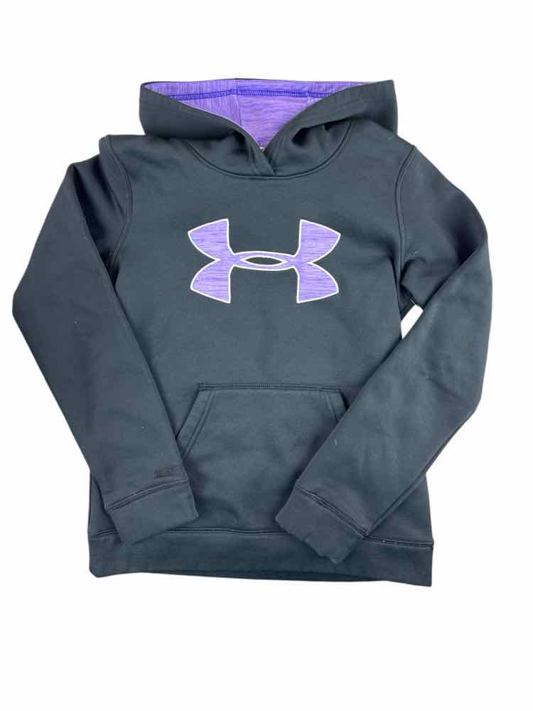 Under Armour (B) Black Purple Youth Size 8 Sweatshirt