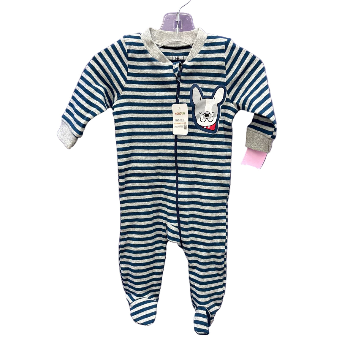 Hong Lin Blue Gray Infant Size 3-6 MO 1PCSleepwear