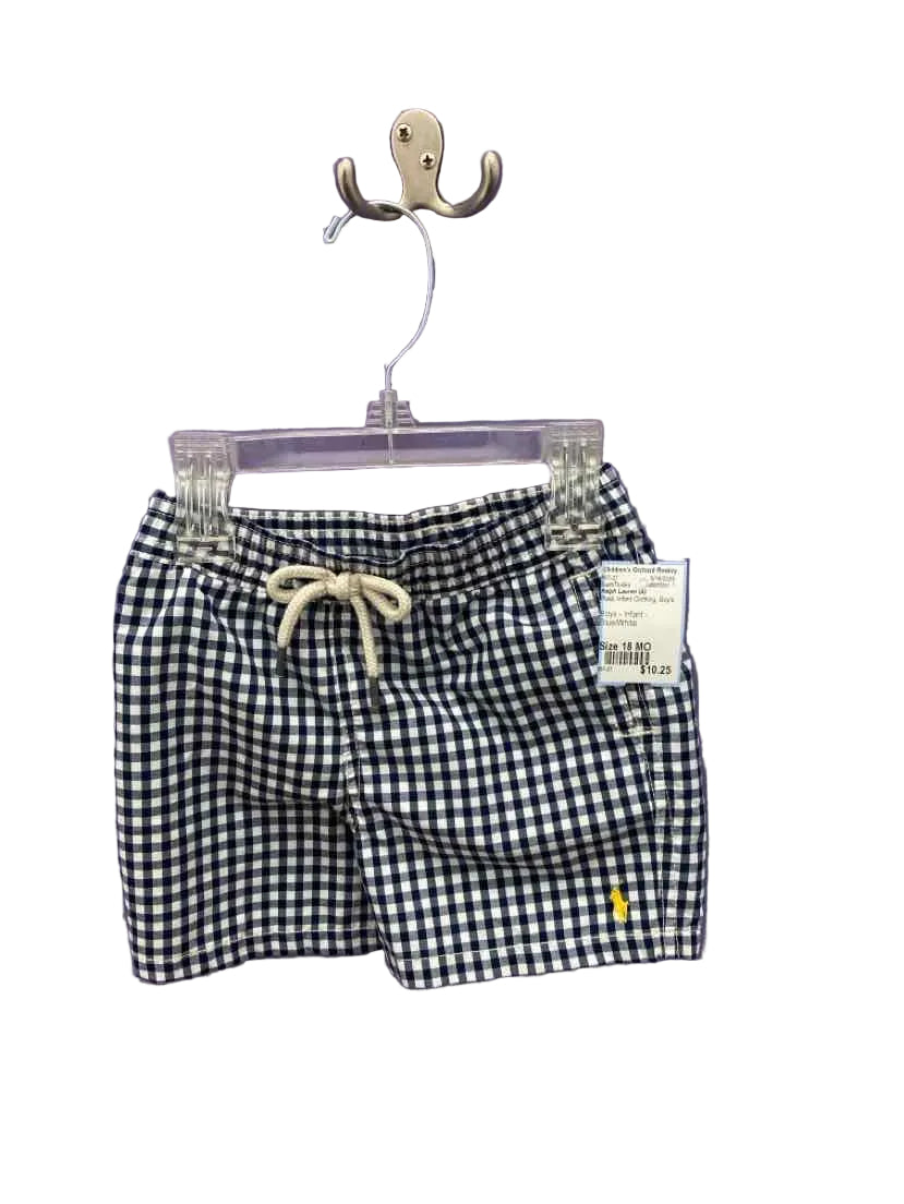 Ralph Lauren (A) Plaid Infant Size 18 MO SwimTrunks