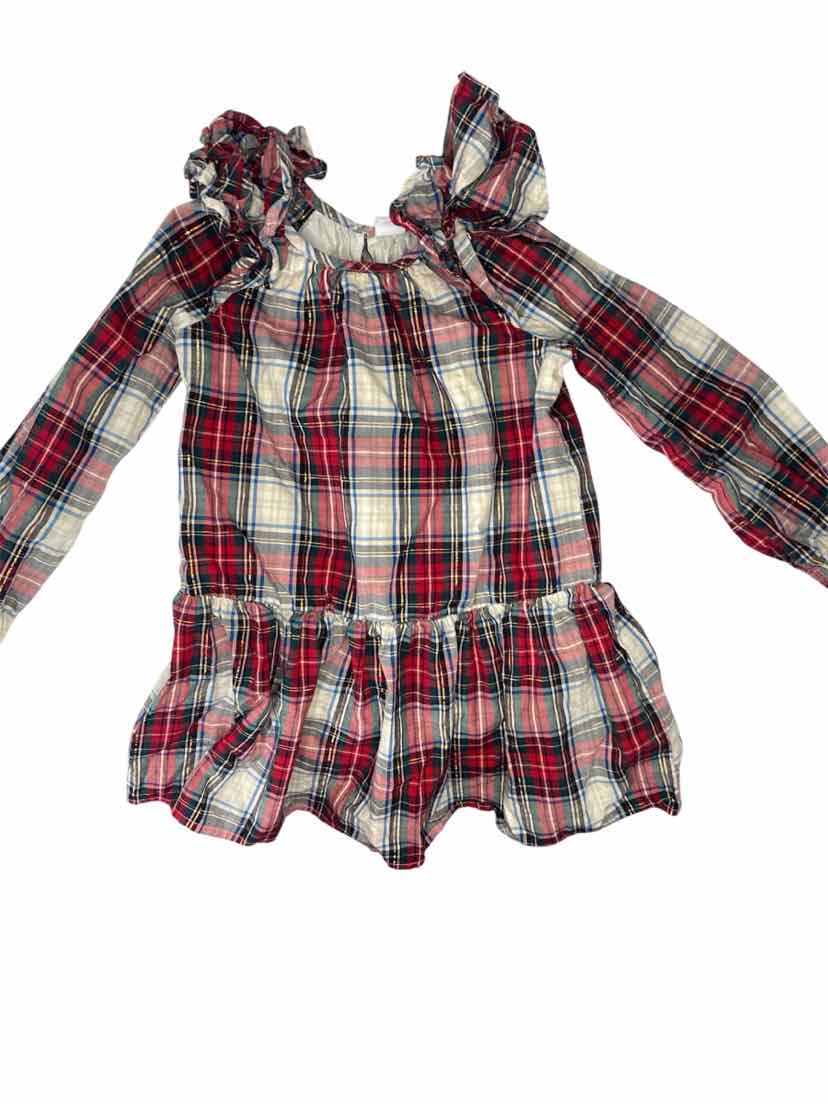Gap (B) Plaid Toddler Size 4 PartyDress