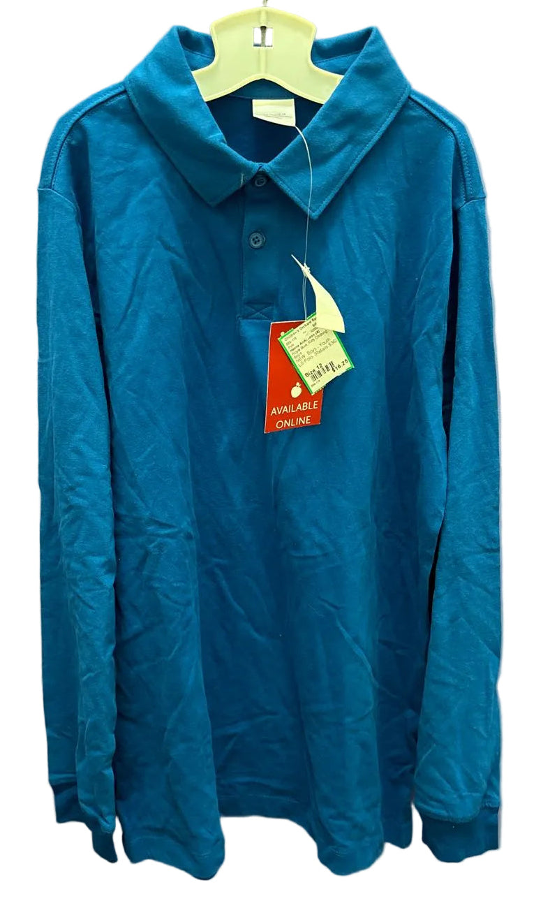 Hanna Andersson (A) Royal Blue Youth Size 12 Polo