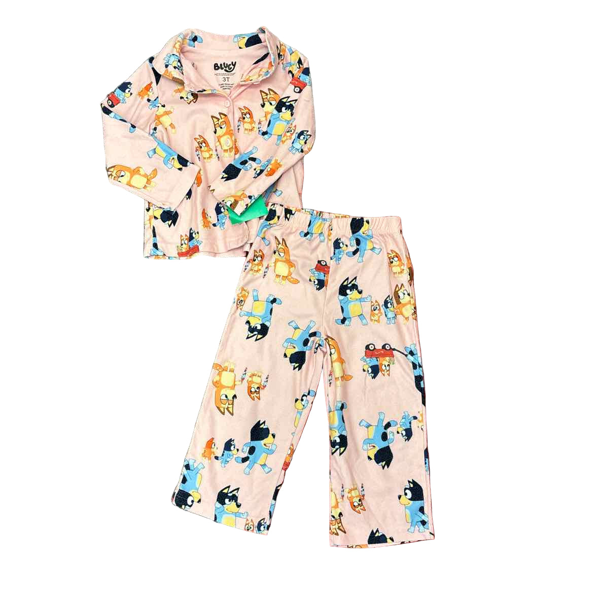 Bluey Character Toddler Size 3T 2PCSleepwear