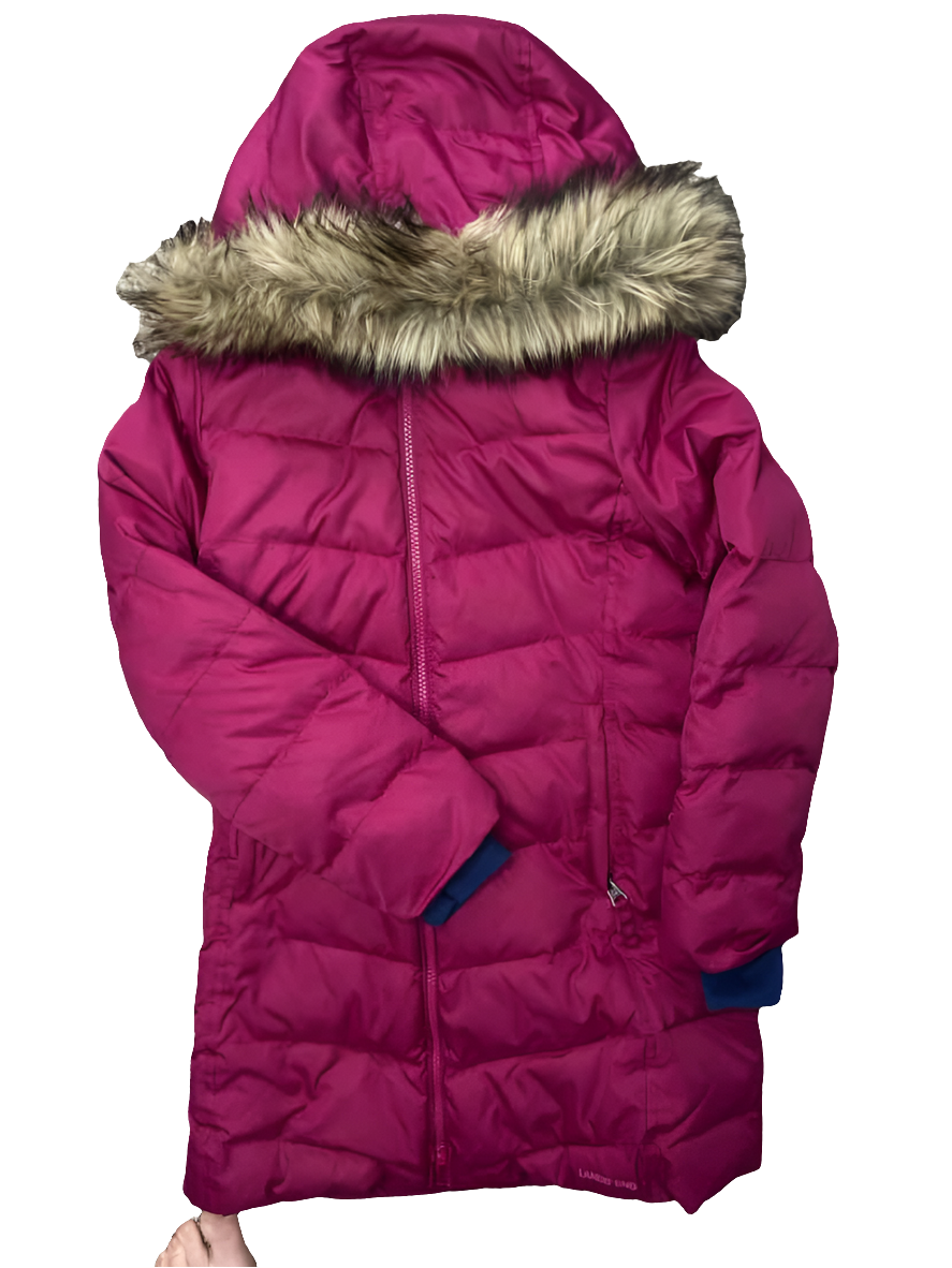 Lands End Pink Youth Size 8 Jacket Heavy