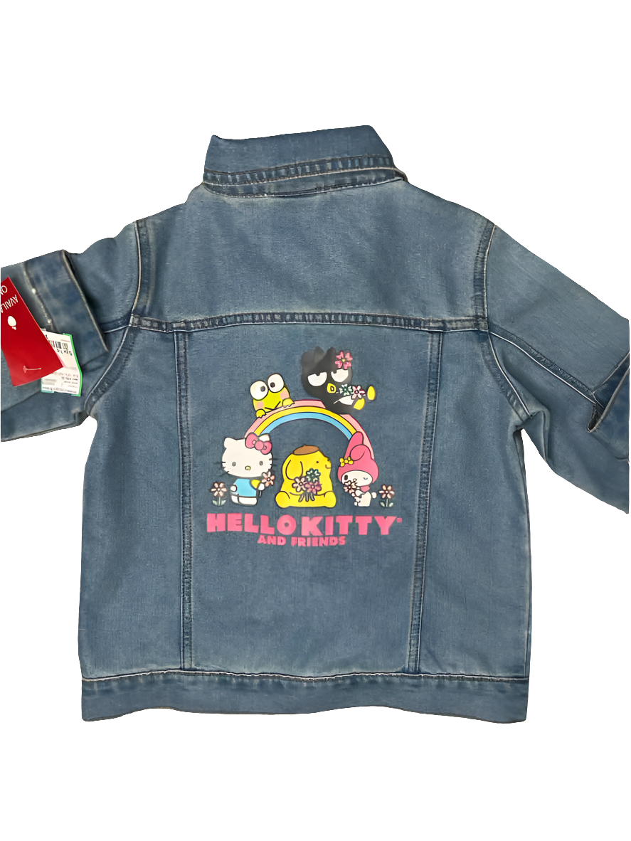 Hello Kitty (D) Blue Youth Size 7-8 Jacket Denim