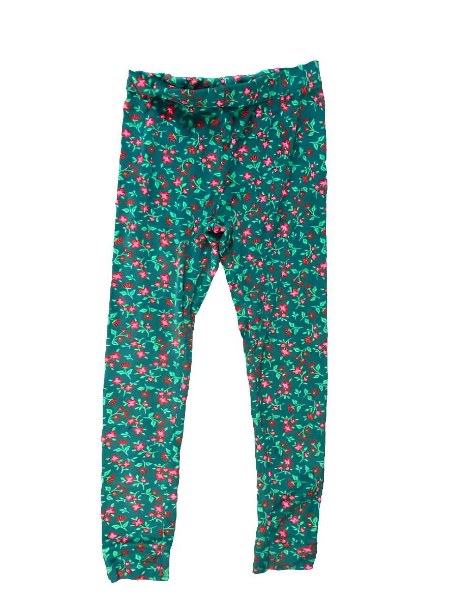 Cat and Jack (D) Green Print Youth Size 8 2PCSleepwear