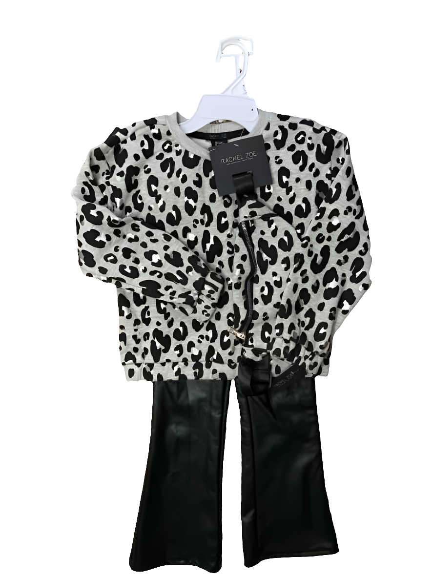 Rachel Zoe (A) Black Gray Youth Size 7-8 3PCCasual