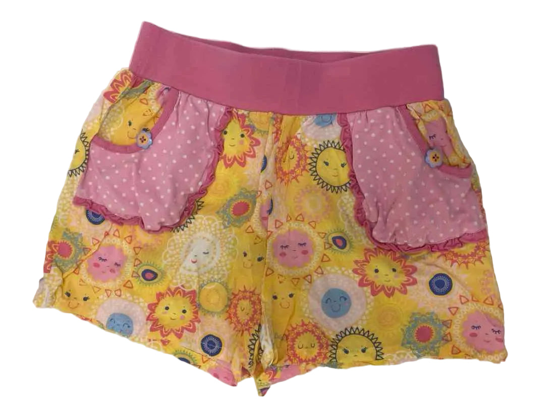 Matilda Jane (AA) Yellow Pink Youth Size 10 ShortBasic