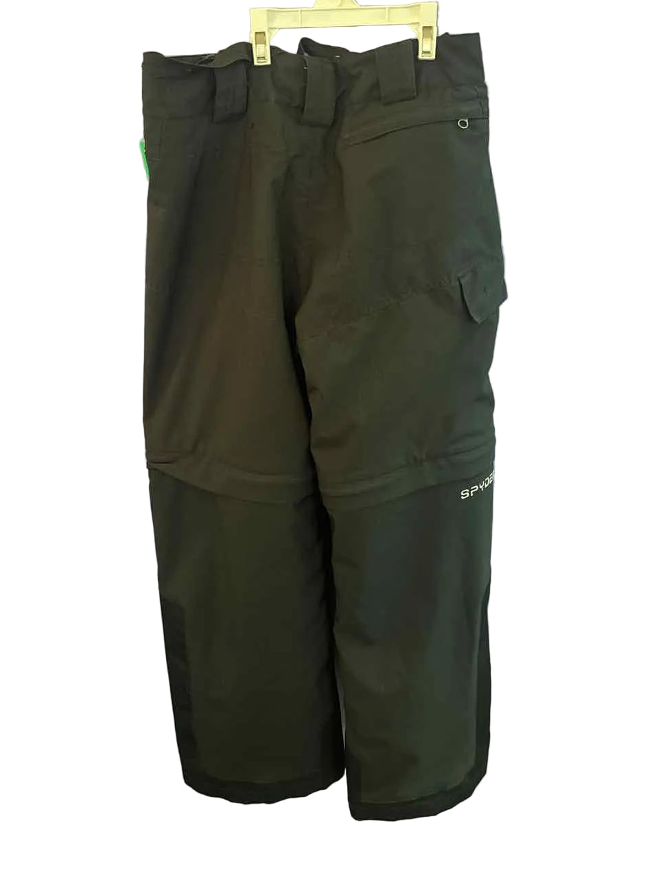 Spyder (A) Black Youth Size 14 Snow Bibs Pants