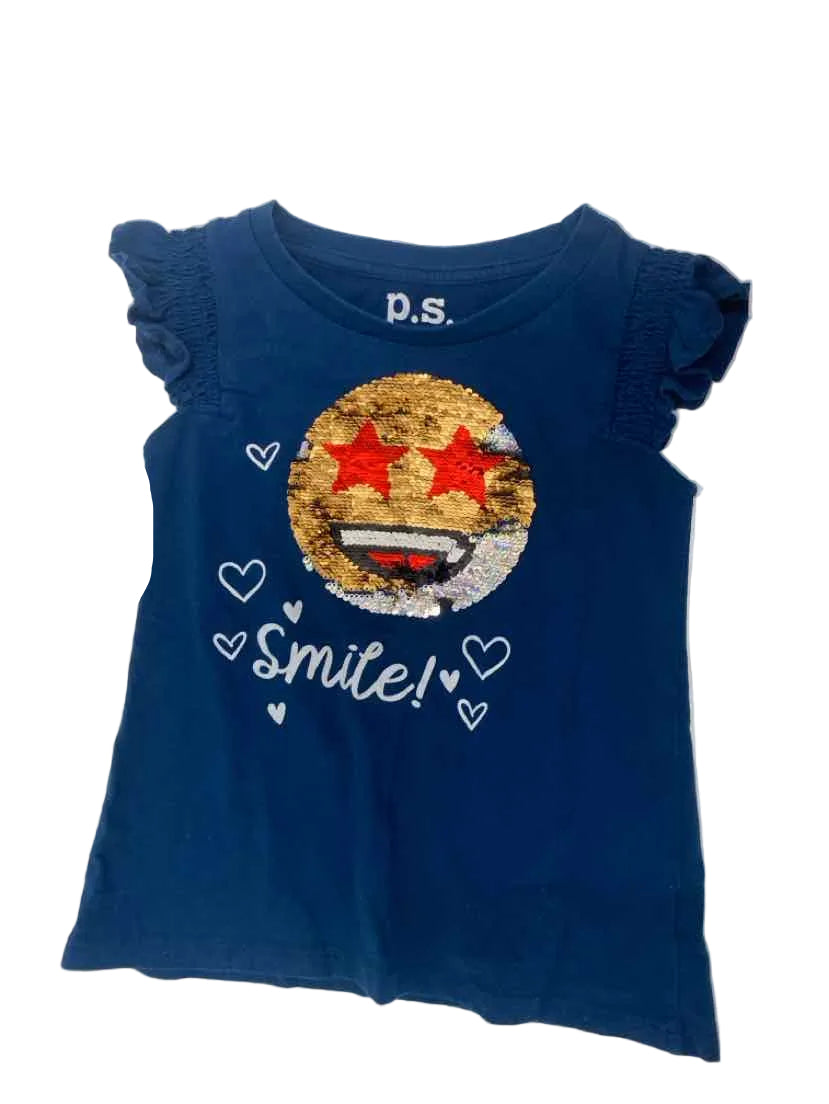 P.S. Aeropostale (C) Navy Youth Size 8 SSTop