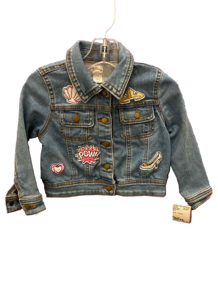 Disney (B) Blue Toddler Size 2T Jacket Denim