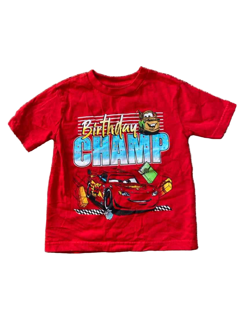 Disney (B) Red Toddler Size 4T SSTop