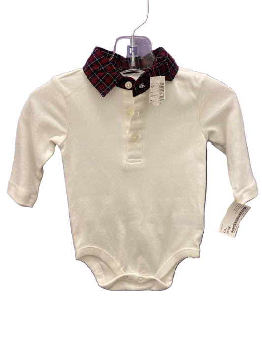 White Gray Size NB Polo