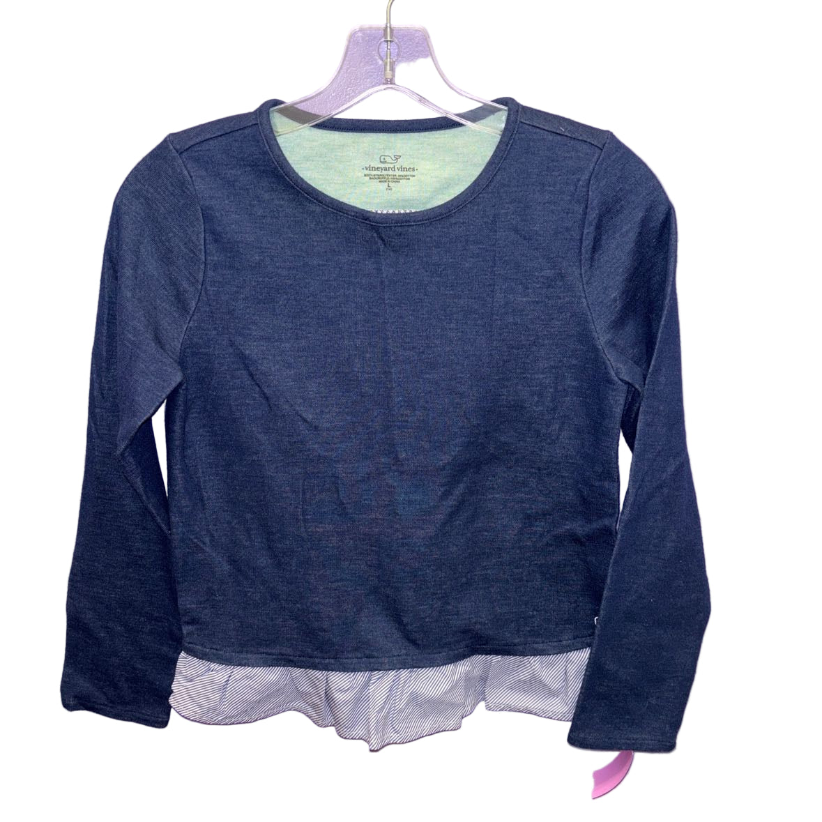 Vineyard Vines (A) Navy Youth Size 14 LSTop