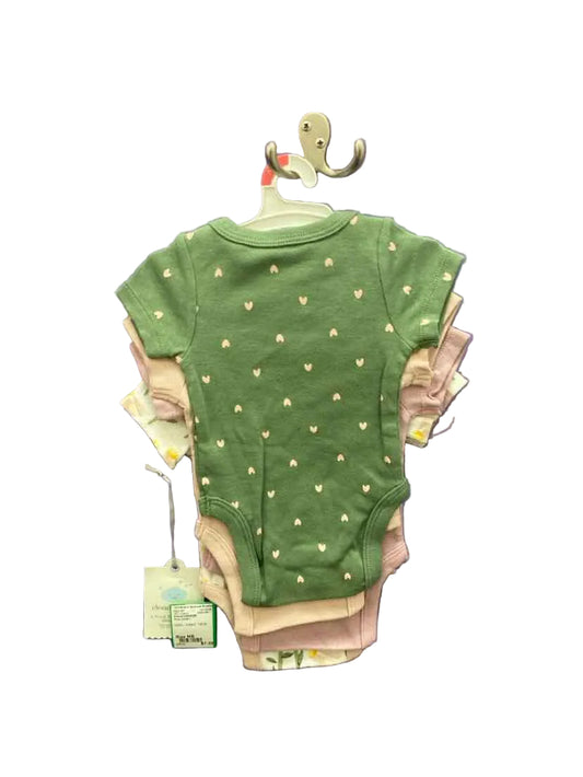 Cloud Island (D) Pink Green Infant Size NB 3PC Casual