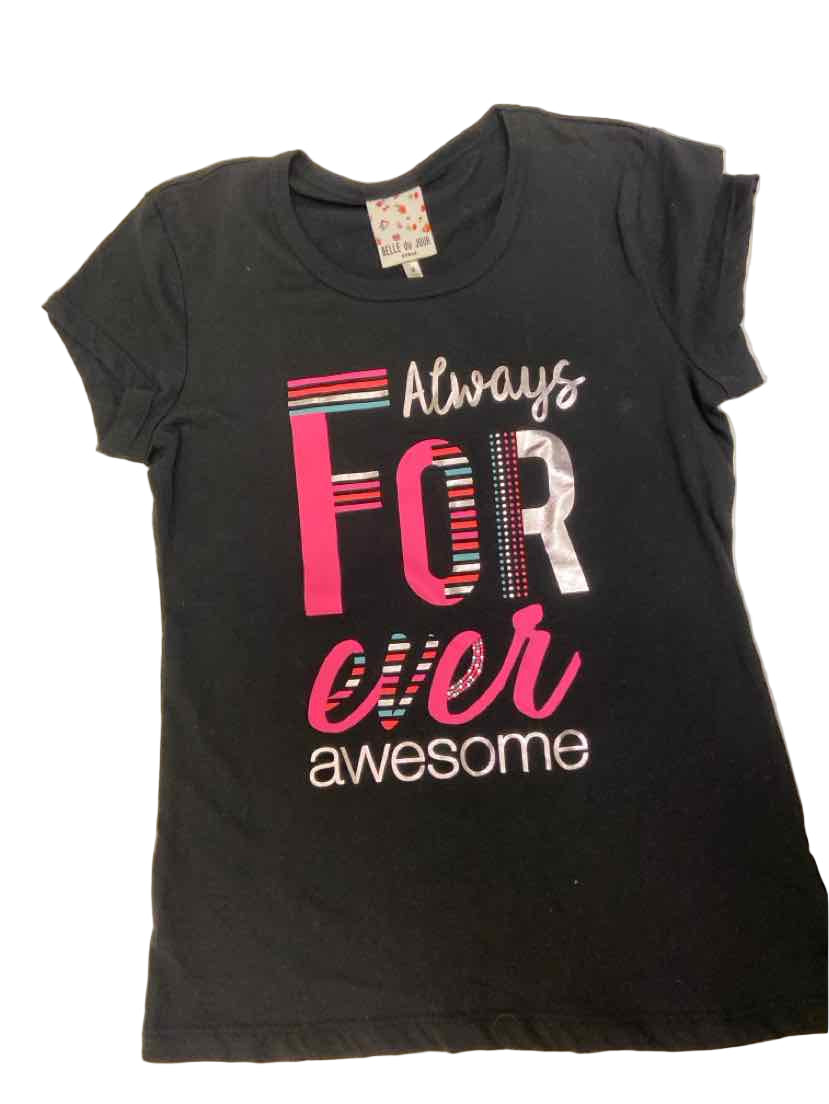 Belle du Jour (C) Black Youth Size 8 SSTop