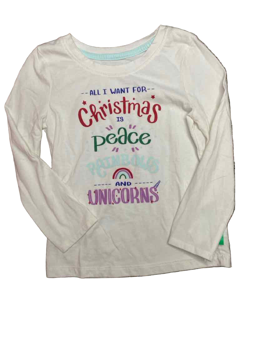 Cat and Jack (D) Christmas Toddler Size 4T LSTop