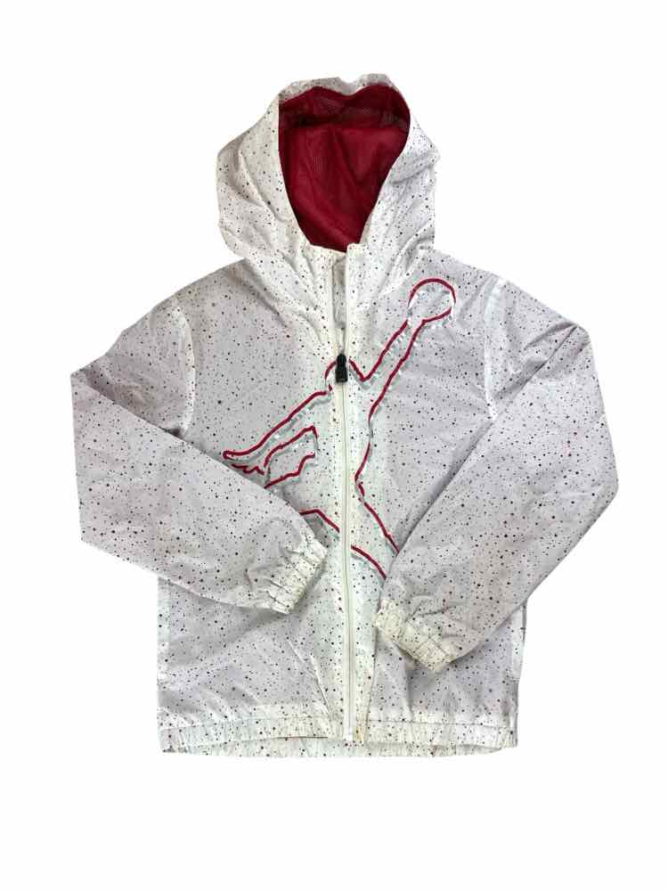 Air Jordan (B) White Youth Size 8 Jacket Light
