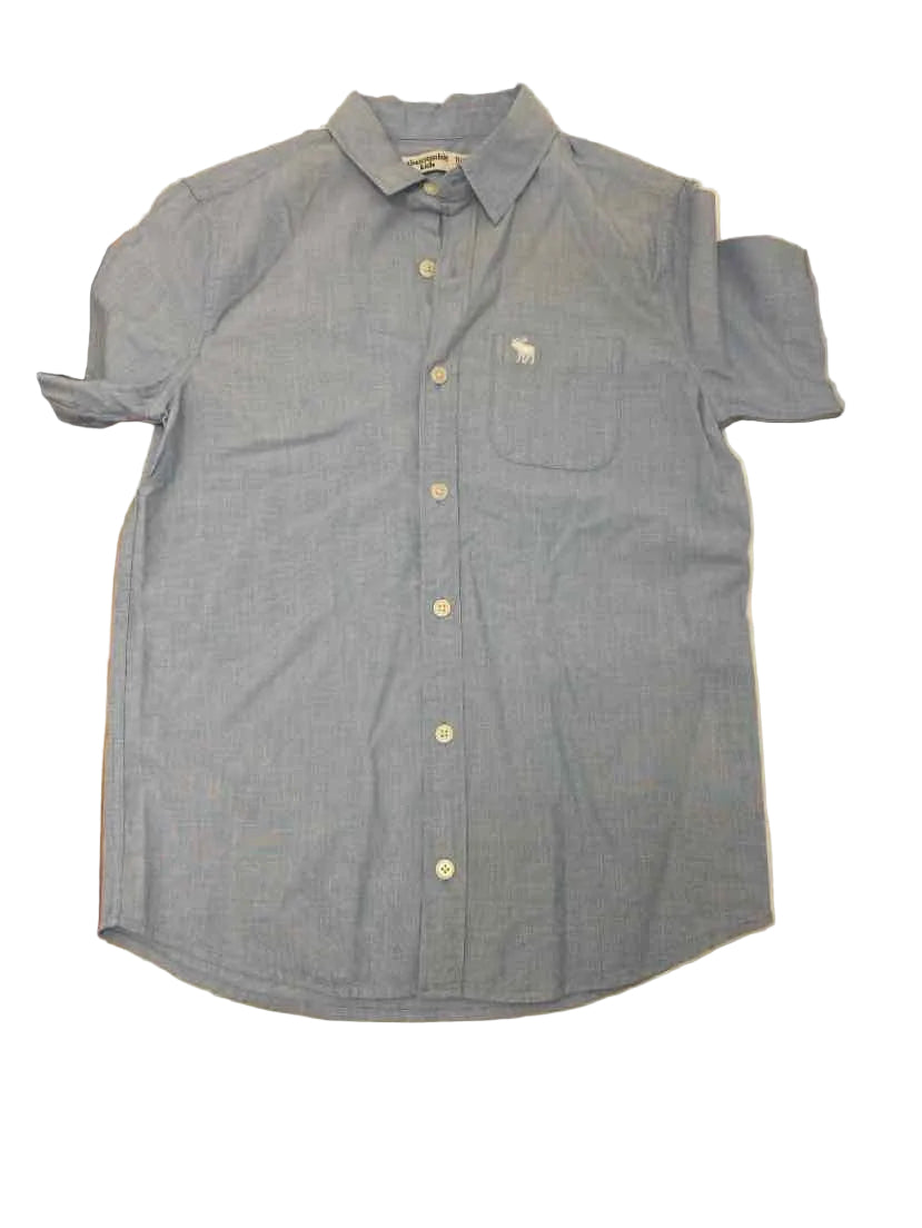 Abercrombie (C) Light Blue Youth Size 10-12 ButtondownSS