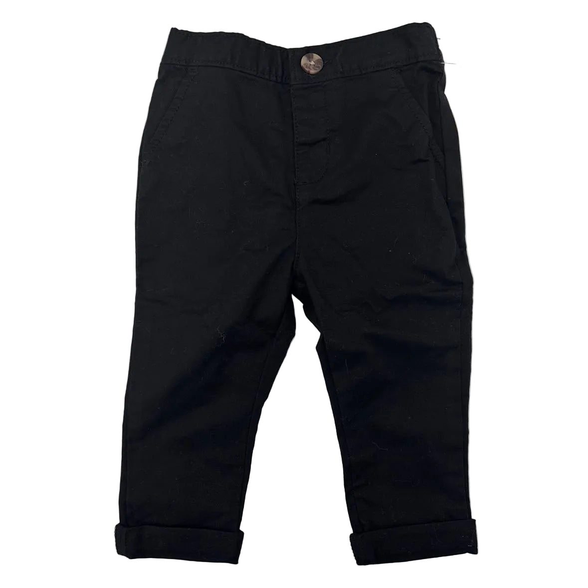 Old Navy (C) Black Infant Size 12-18 MO Pant Chino