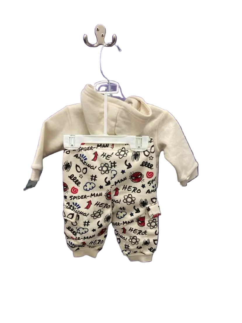 Marvel (D) Cream Infant Size 3 MO 2PC Casual