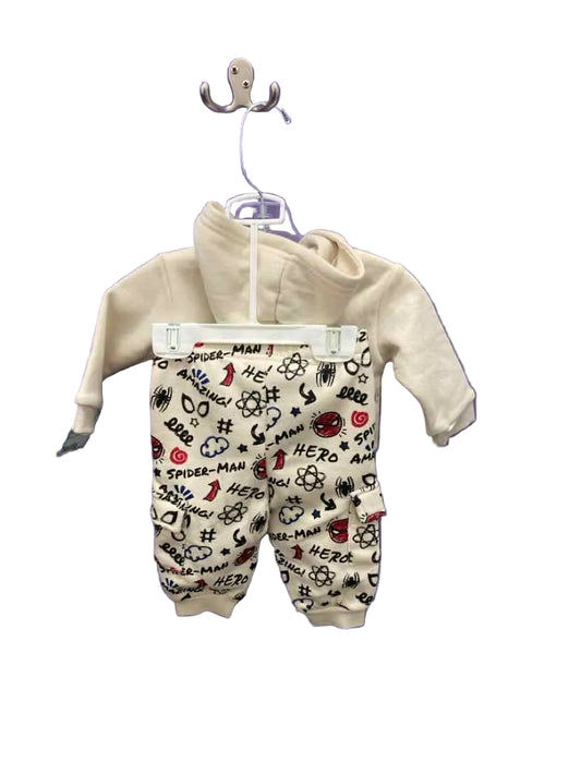 Marvel (D) Cream Infant Size 3 MO 2PC Casual