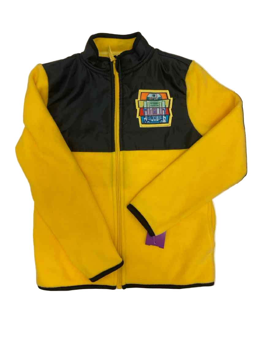 Disney (B) Black Yellow Youth Size 7 Jacket Fleece