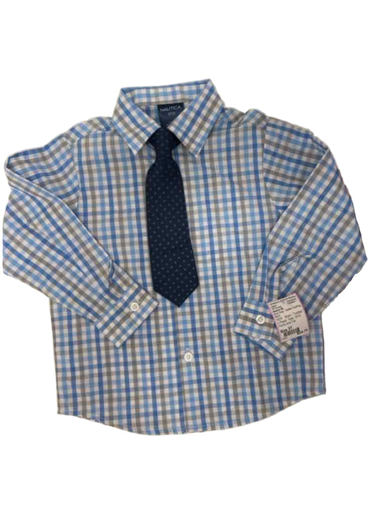 Nautica (B) Blue Gray Toddler Size 5 4PCDressy