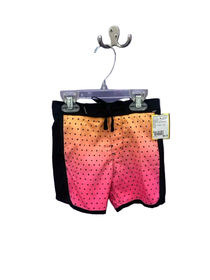 Hurley (C) Hot Pink Infant Size 24 MO SwimTrunks