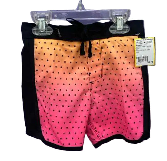 Hurley (C) Hot Pink Infant Size 24 MO SwimTrunks