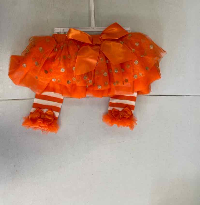 Baby Essentials (D) Cream Orange Infant Size 6-9 MO 3PC Casual
