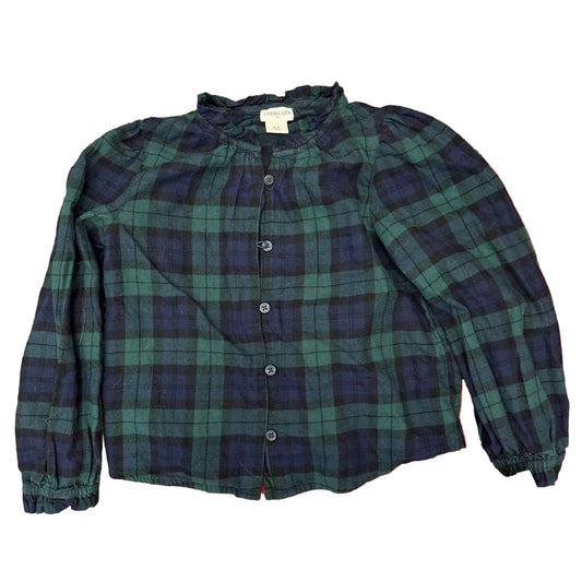 Crewcuts (B) Plaid Toddler Size 4-5 ButtondownLS