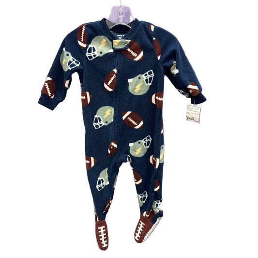 Carters (C) Navy Infant Size 12 MO 1PCSleepwear