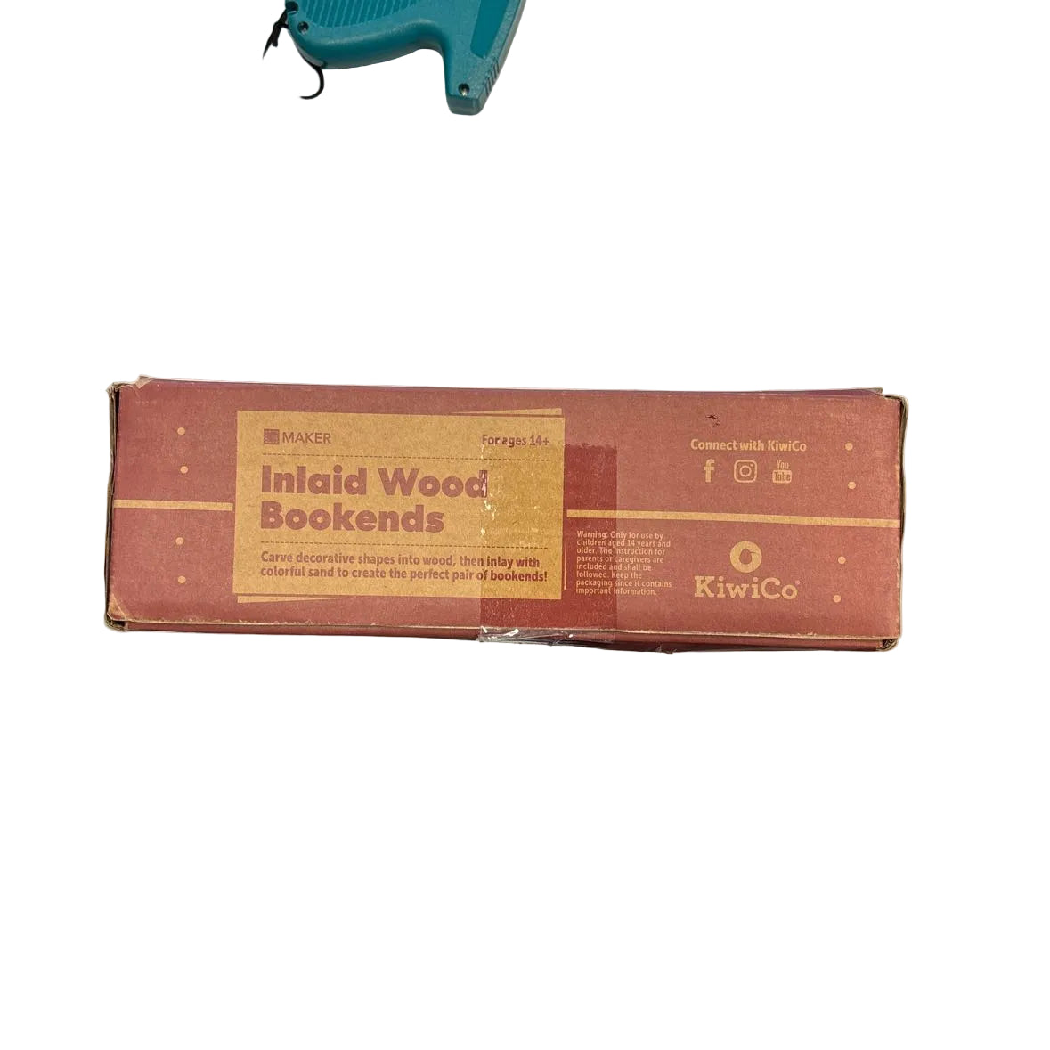 Kiwi Co Educational Inlaid Wood Bookends