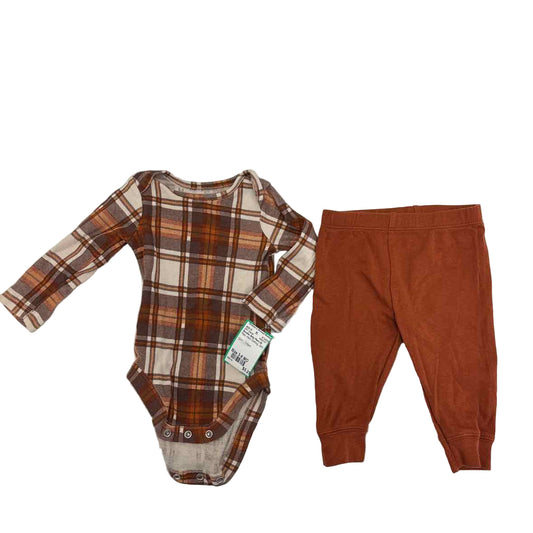Bundles Baby Place (D) Plaid Infant Size 3-6 MO 2PC Casual