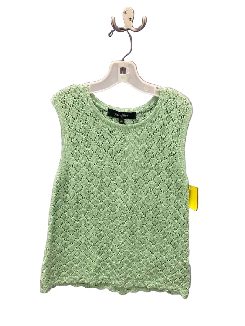 Chloe + Jasmine Green Youth Size 10 TopVest