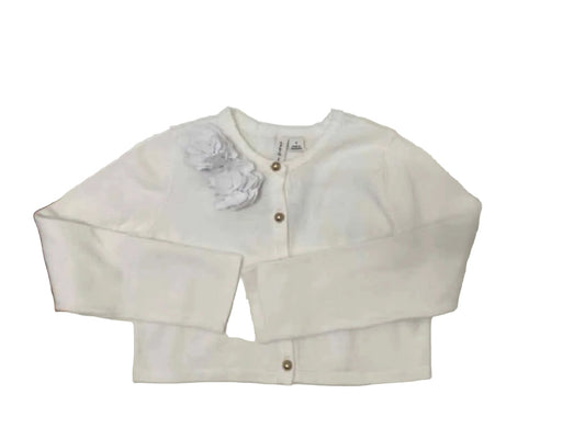 Janie and Jack (A) White Youth Size Small SweaterLight