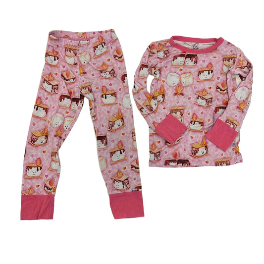 Birdie Bean (A) Pink Toddler Size 2T 2PCSleepwear