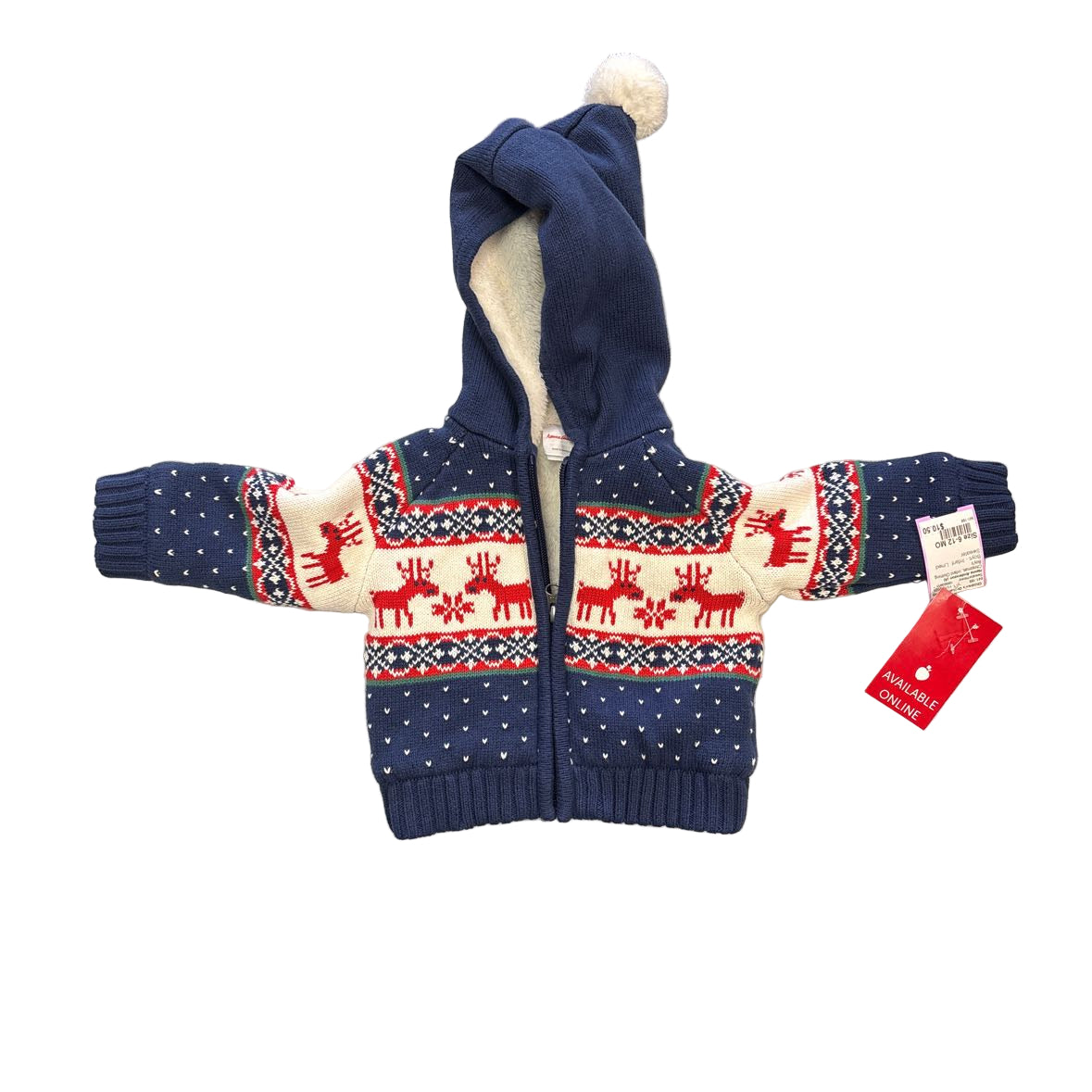 Hanna Andersson (A) Christmas Infant Size 6-12 MO SweaterHeavy