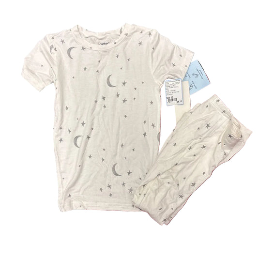 Just One You (D) White Toddler Size 5T 2 Piece Pajama Set NEW