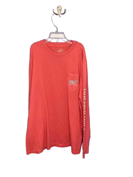 Vineyard Vines (A) Pink Youth Size 18 LSTop