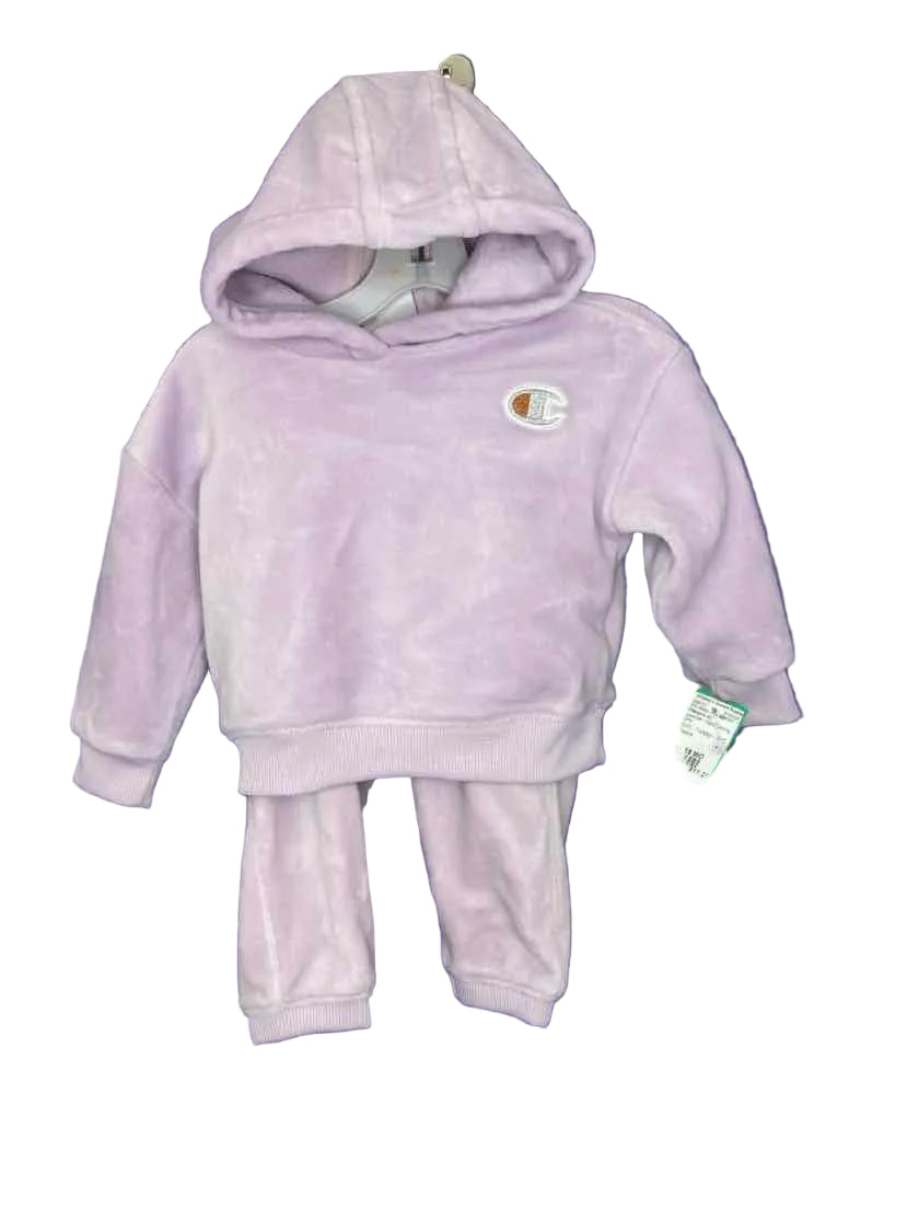Champion (C) Lavender Infant Size 18 MO 2PC Athletic Pant Suit