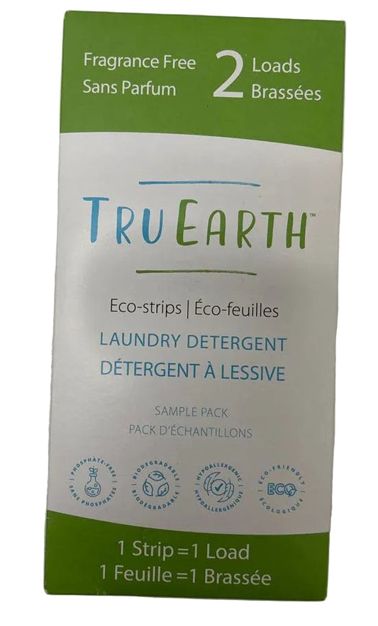 TruEarth Fragrance - Free Laundry Detergent Eco Strips 2 Pack